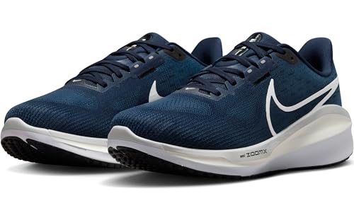 NIKE Men's Running Shoe, Midnight Navy Pure Platinum