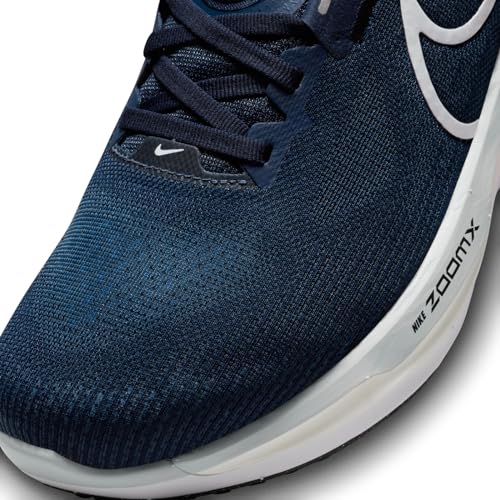 NIKE Men's Running Shoe, Midnight Navy Pure Platinum